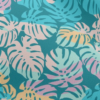Artistic Contrasting Large Lea Chiffon