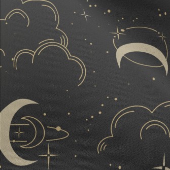 Starry Sky Moon Chiffon
