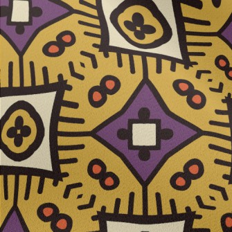 Cartoon Style Geometric Figure Chiffon