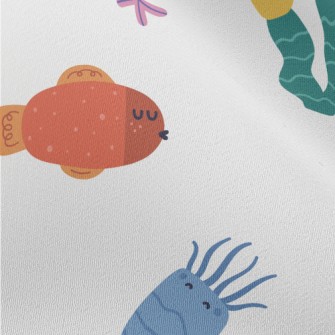 Fun Cartoon Fish Chiffon