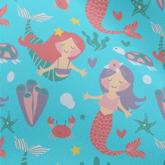 Turtle Mermaid Sisters Chiffon