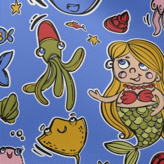 Q Version Mermaid Creature Chiffon