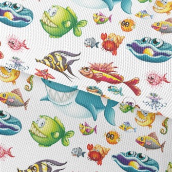 King Shark In The Sea Waterproof Oxford