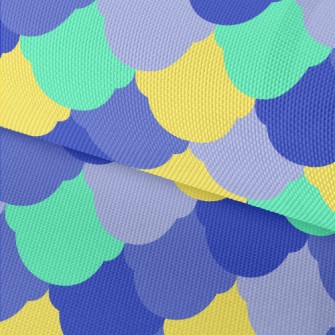 Geometrically Arranged Scales Waterproof Oxford