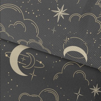 Starry Sky Moon Waterproof Oxford