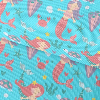 Turtle Mermaid Sisters Waterproof Oxford