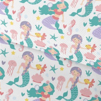 Love Beautiful Mermaid Waterproof Oxford