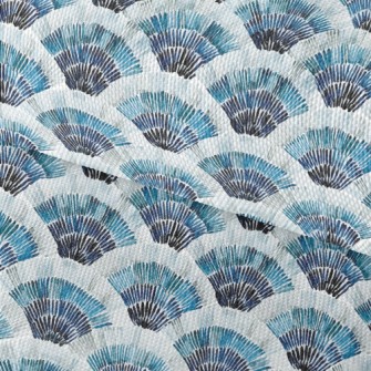 Watercolor Radial Lines Waterproof Oxford