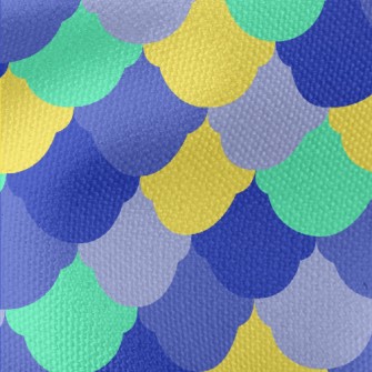 Geometrically Arranged Scales Waterproof Canvas