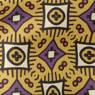 Cartoon Style Geometric Figure Waterproof Canvas