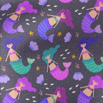 Beautiful Mermaid Princess Waterproof Canvas
