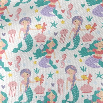 Love Beautiful Mermaid Waterproof Canvas