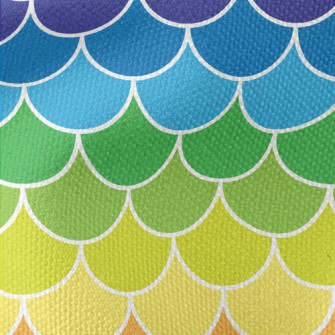 Colorful Rainbow Geometry Waterproof Canvas