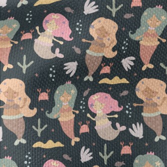 Retro Mermaid Waterproof Canvas