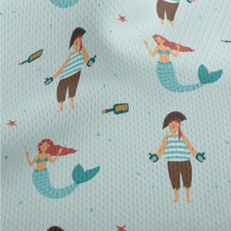 Pirate Crew Mermaid Athletic Mesh Flat Back
