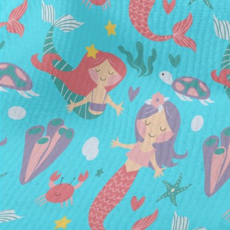 Turtle Mermaid Sisters Terry