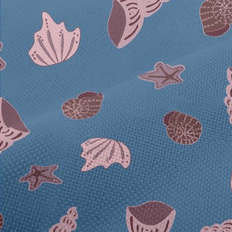 Pink Shell Snails Performance Linen