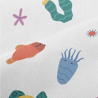 Fun Cartoon Fish Performance Linen