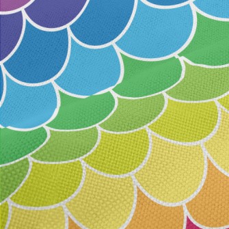 Colorful Rainbow Geometry Performance Linen