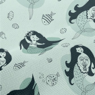 Beautiful Long Hair Mermaid Performance Linen