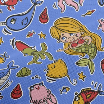 Q Version Mermaid Creature Performance Linen