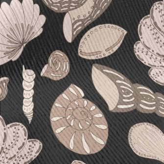 Seafloor Shell Fossils Standard Corduroy
