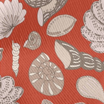Mysterious Shellfish Fossils F Standard Corduroy