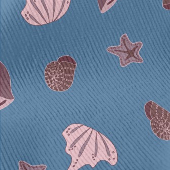 Pink Shell Snails Standard Corduroy