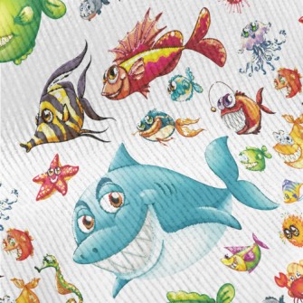 King Shark In The Sea Standard Corduroy