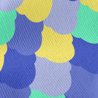 Geometrically Arranged Scales Standard Corduroy
