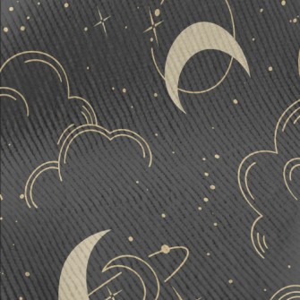 Starry Sky Moon Standard Corduroy