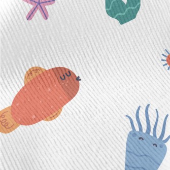 Fun Cartoon Fish Standard Corduroy