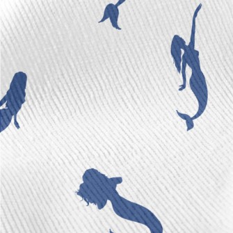 Mermaid Silhouette With Anchor Standard Corduroy