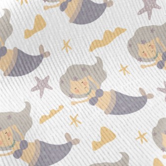 Starfish Dream Mermaid Standard Corduroy