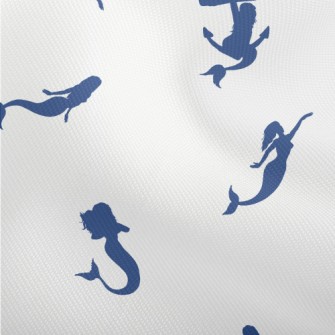 Mermaid Silhouette With Anchor Dobby