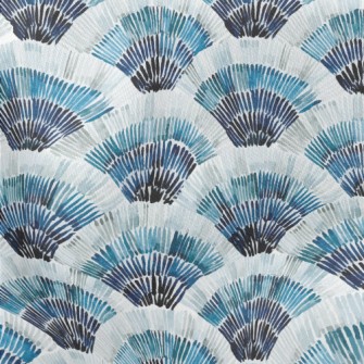 Watercolor Radial Lines Stretch Ponte