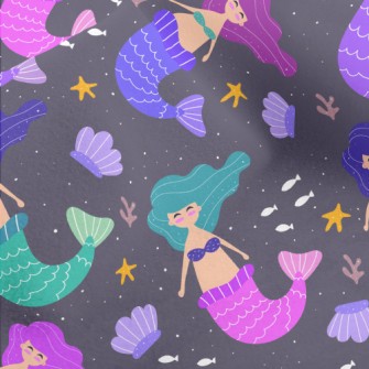 Beautiful Mermaid Princess Micro Fleece