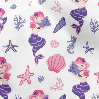Hear The Sound Of The Sea Merm Micro Fleece