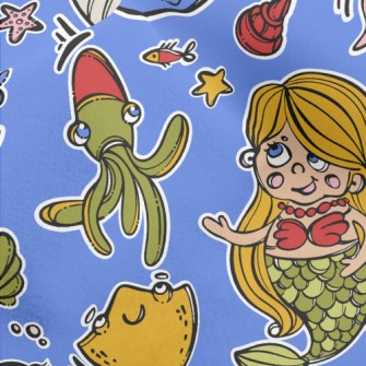 Q Version Mermaid Creature Micro Fleece