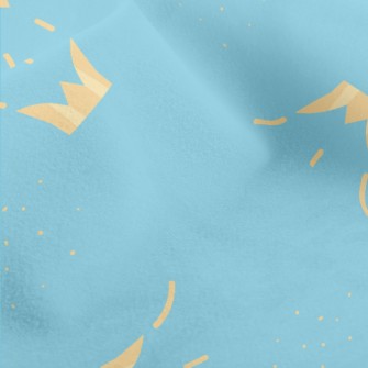 Simple Shining Crown Micro Fleece