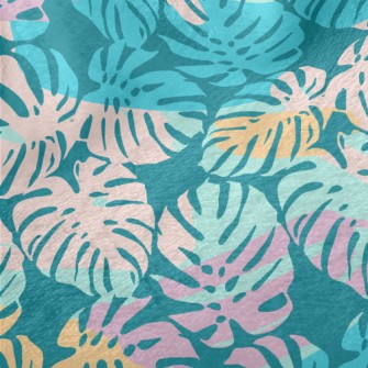 Artistic Contrasting Large Lea Minky