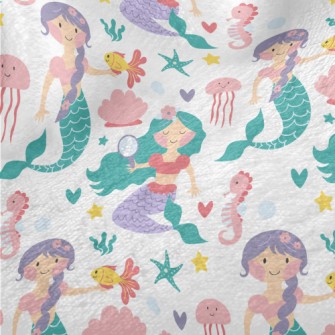 Love Beautiful Mermaid Minky