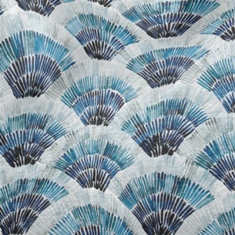 Watercolor Radial Lines Minky