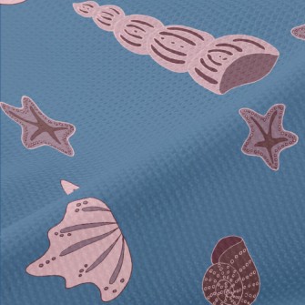 Pink Shell Snails Piqué