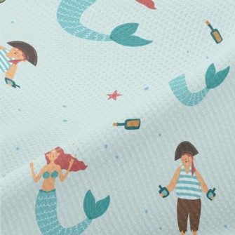 Pirate Crew Mermaid Piqué