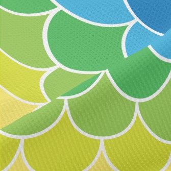 Colorful Rainbow Geometry Piqué