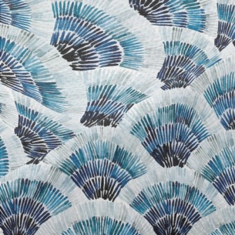 Watercolor Radial Lines Piqué