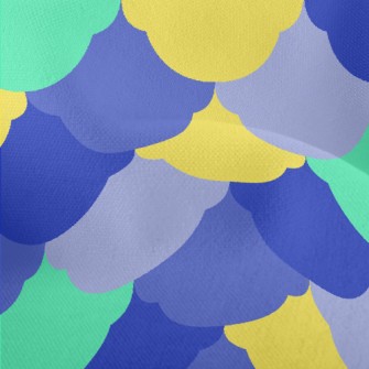 Geometrically Arranged Scales Lightweight Performance Linen