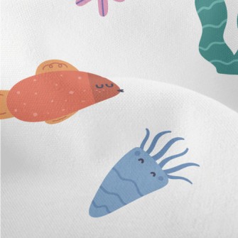 Fun Cartoon Fish Lightweight Performance Linen