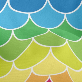 Colorful Rainbow Geometry Lightweight Performance Linen